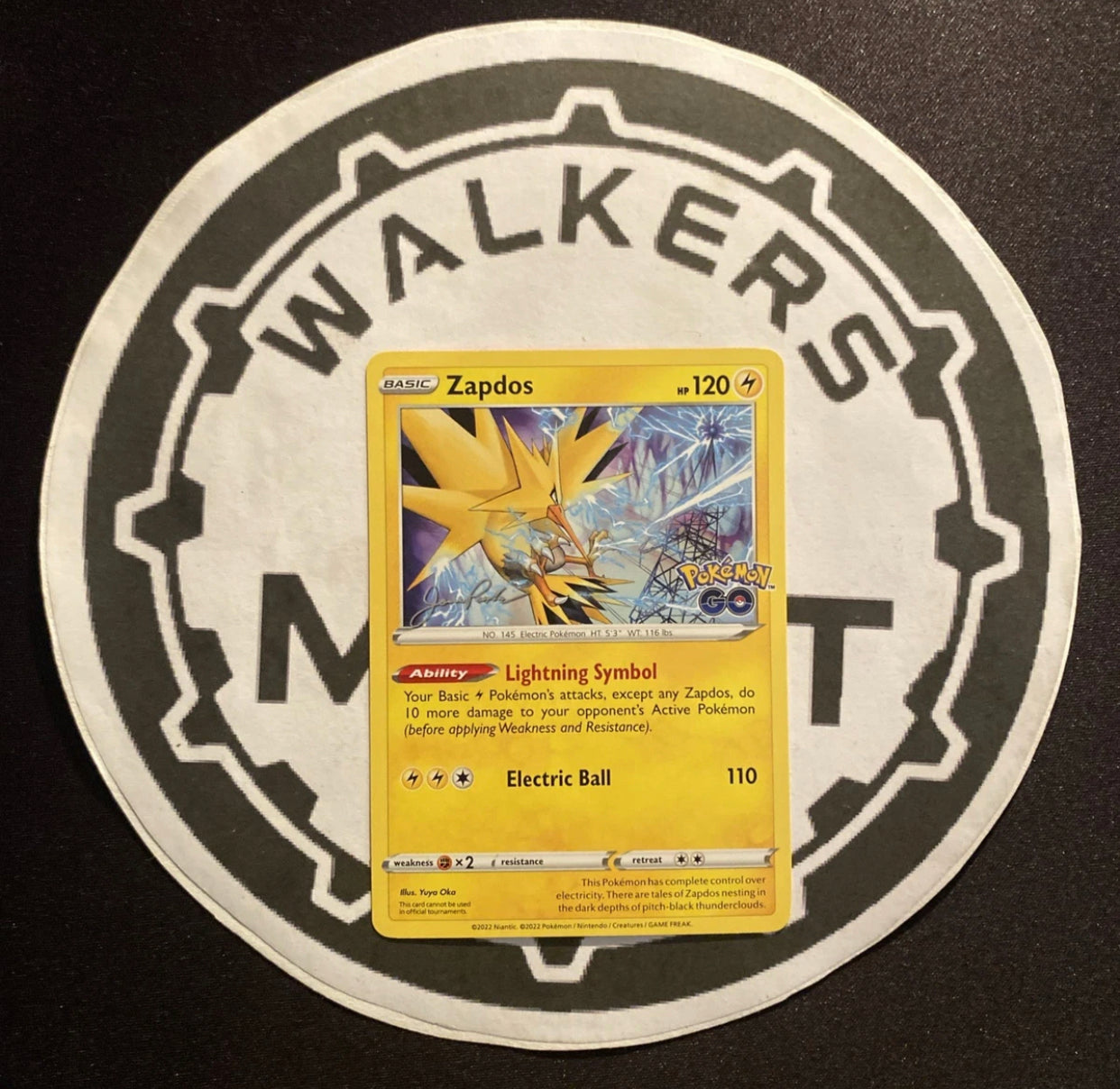 Zapdos - 2024 World Championship Card/Pokémon GO