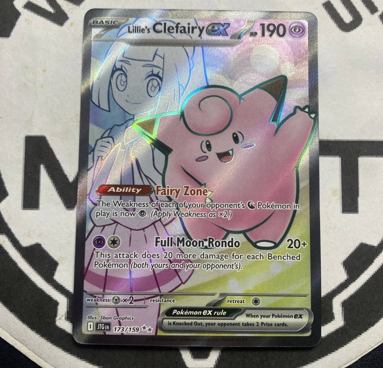 Lillie's Clefairy ex - 173/159 Full Art