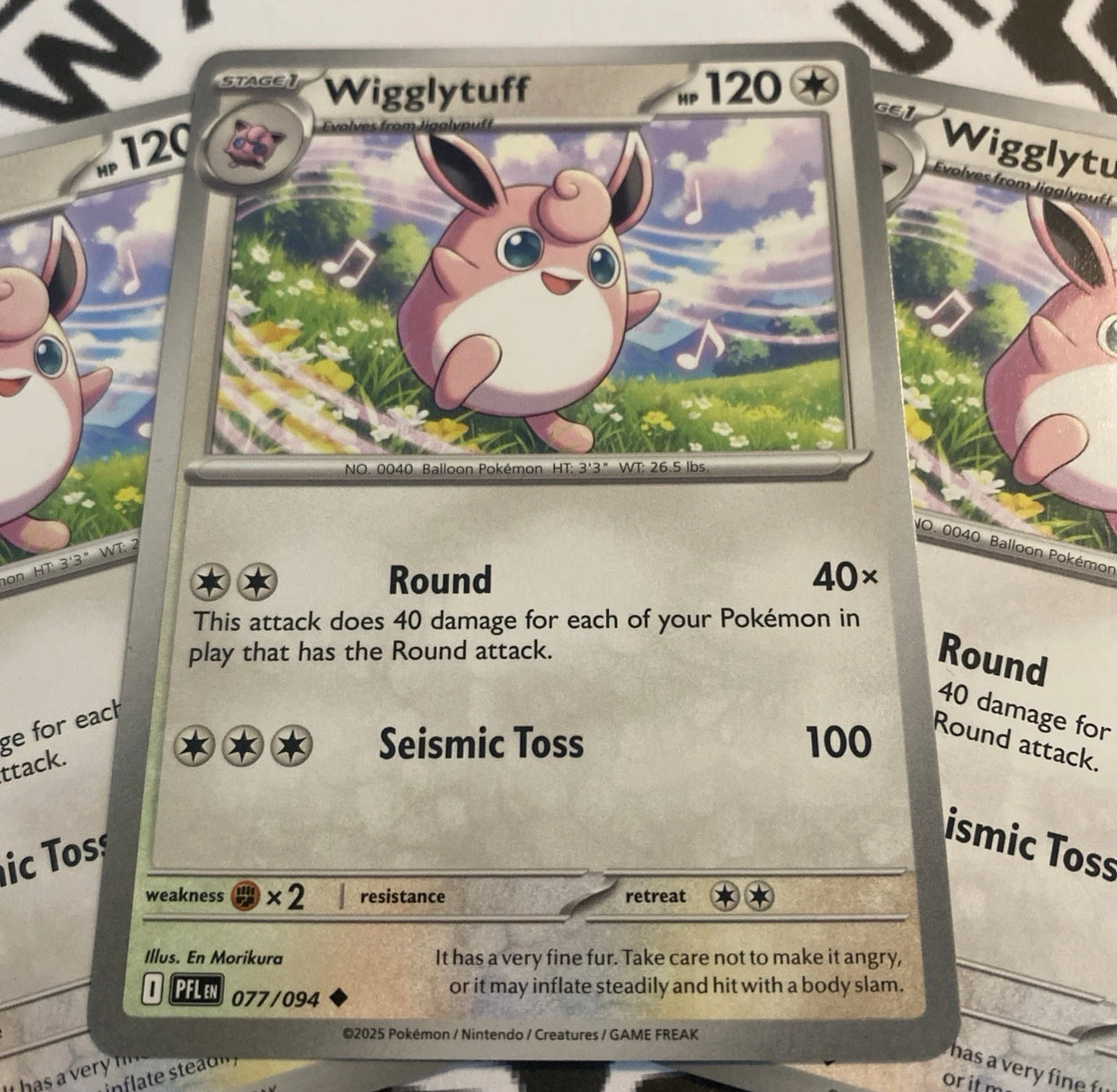 Wigglytuff - 077/094 3x Pack