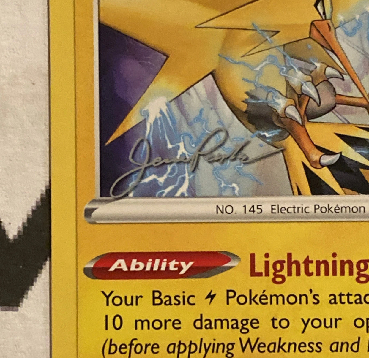 Zapdos - 2024 World Championship Card/Pokémon GO