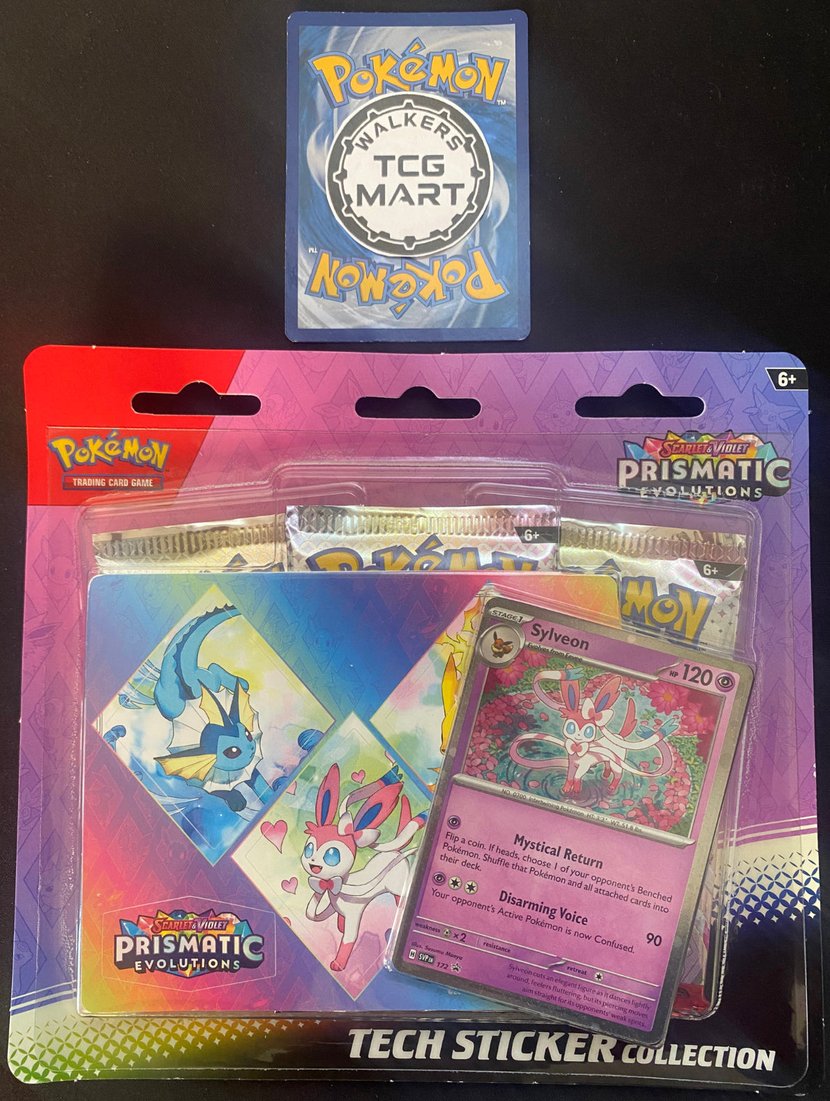 Prismatic Evolutions Sylveon Pormo - X3 Packs
