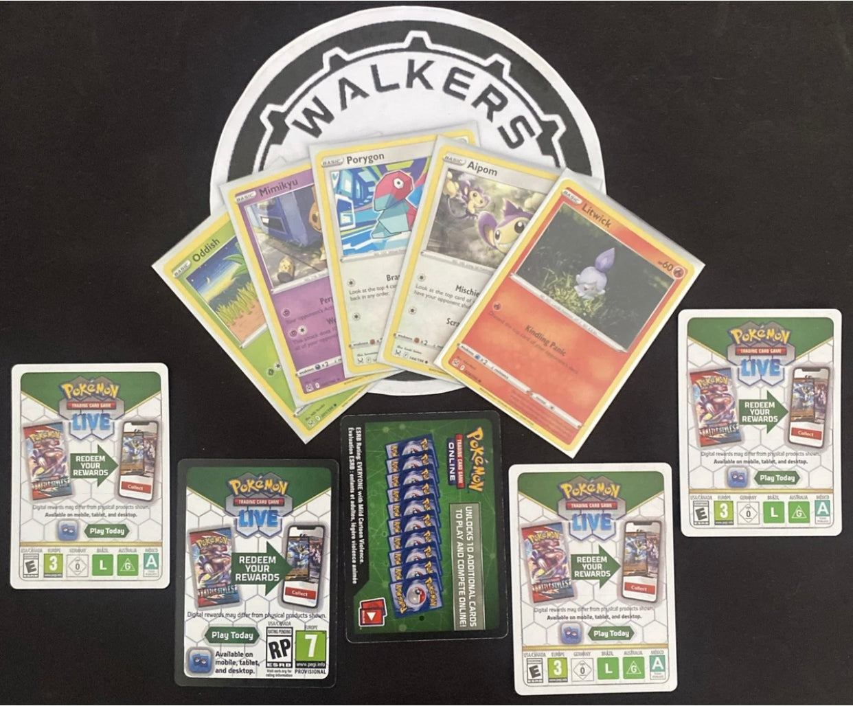 x5 Random Cards - x5 Card Sleeves