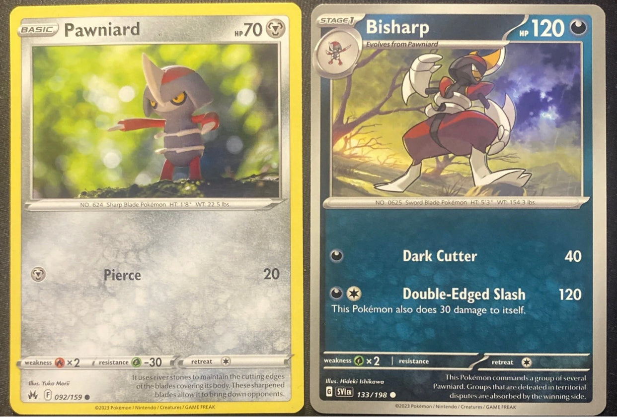 Slowking, Zarude, Bisharp, Pawniard - Sticker Pack