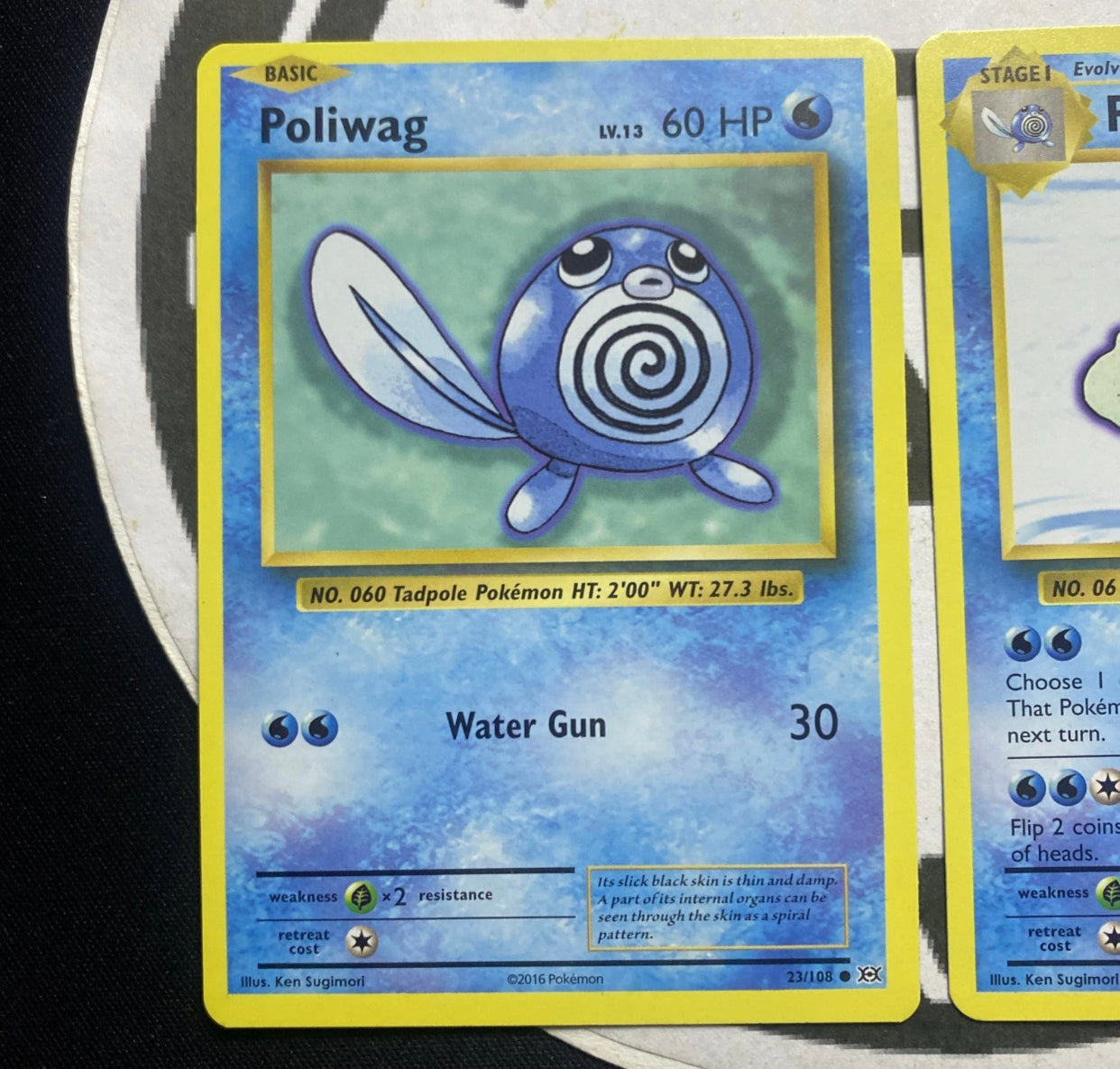 Poliwhirl and Poliwag - 24/108 23/108 Vintage Pack