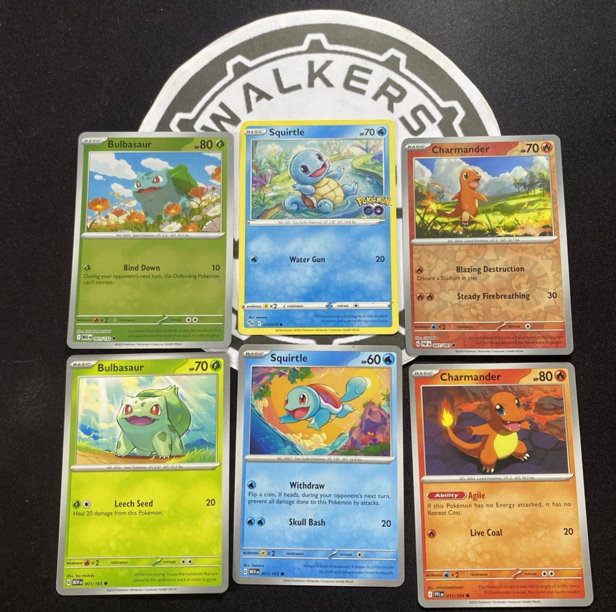 Bulbasaur, Squirtle, Charmander - Mix Pack