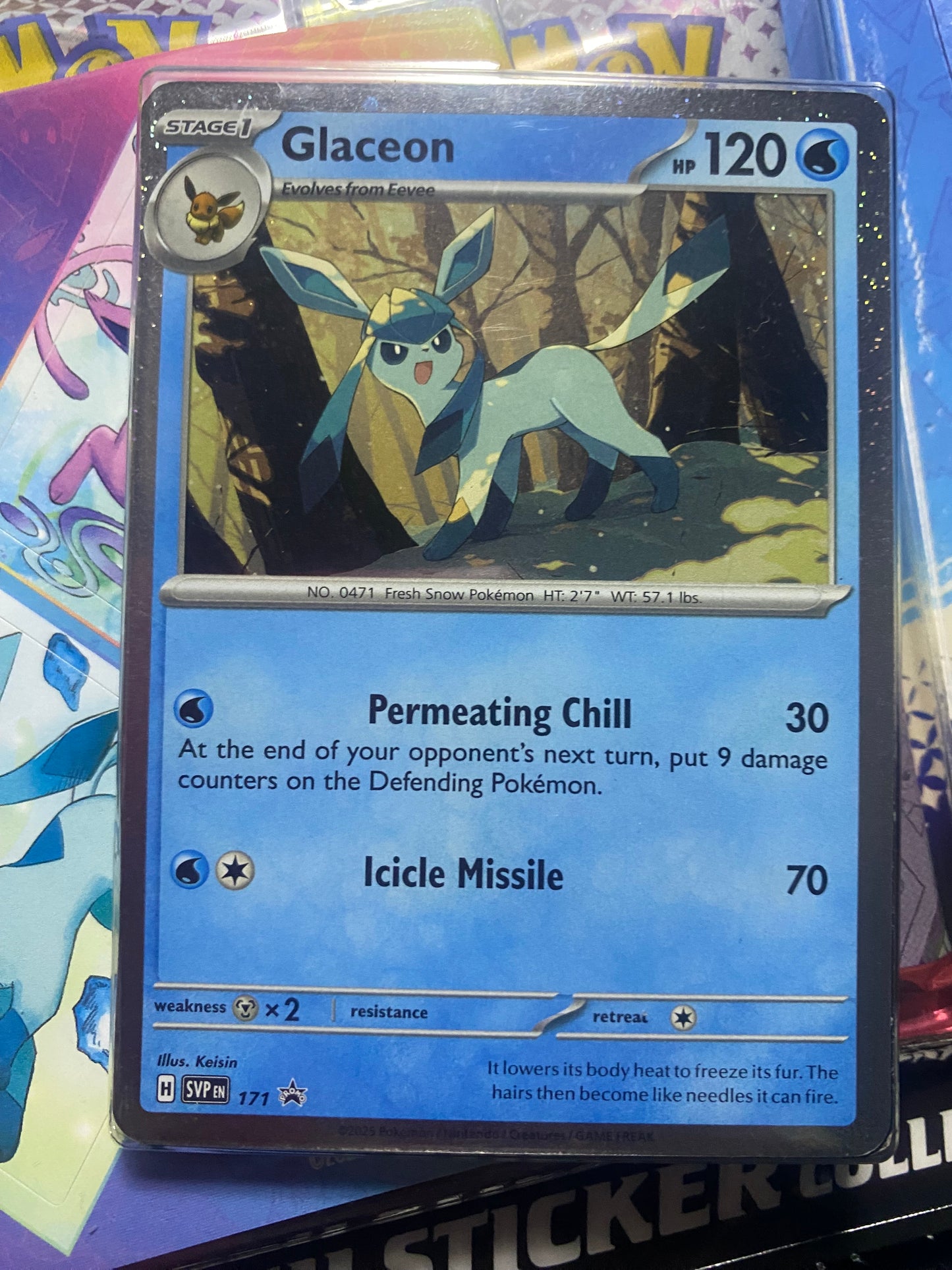 Prismatic Evolutions Glaceon Promo - x3 Packs