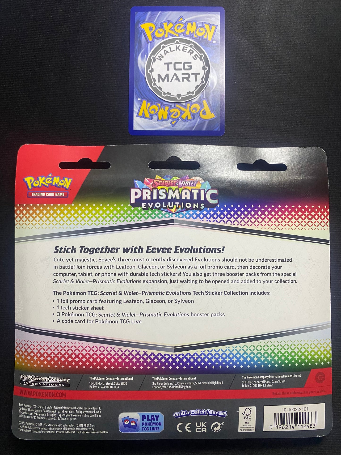 Prismatic Evolutions Glaceon Promo - x3 Packs