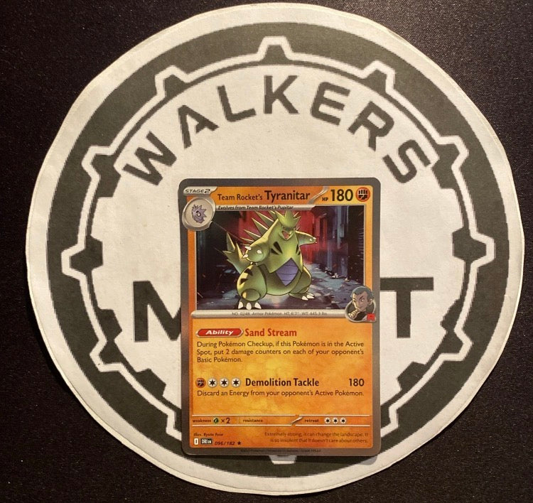 Rocket's Tyranitar - 096/182 Holo Rare